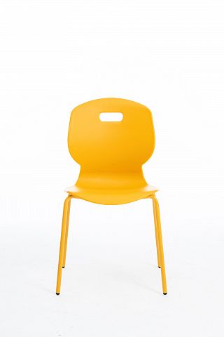 Arc-Coloured frame-All yellow four legs ARC_Titan Furniture